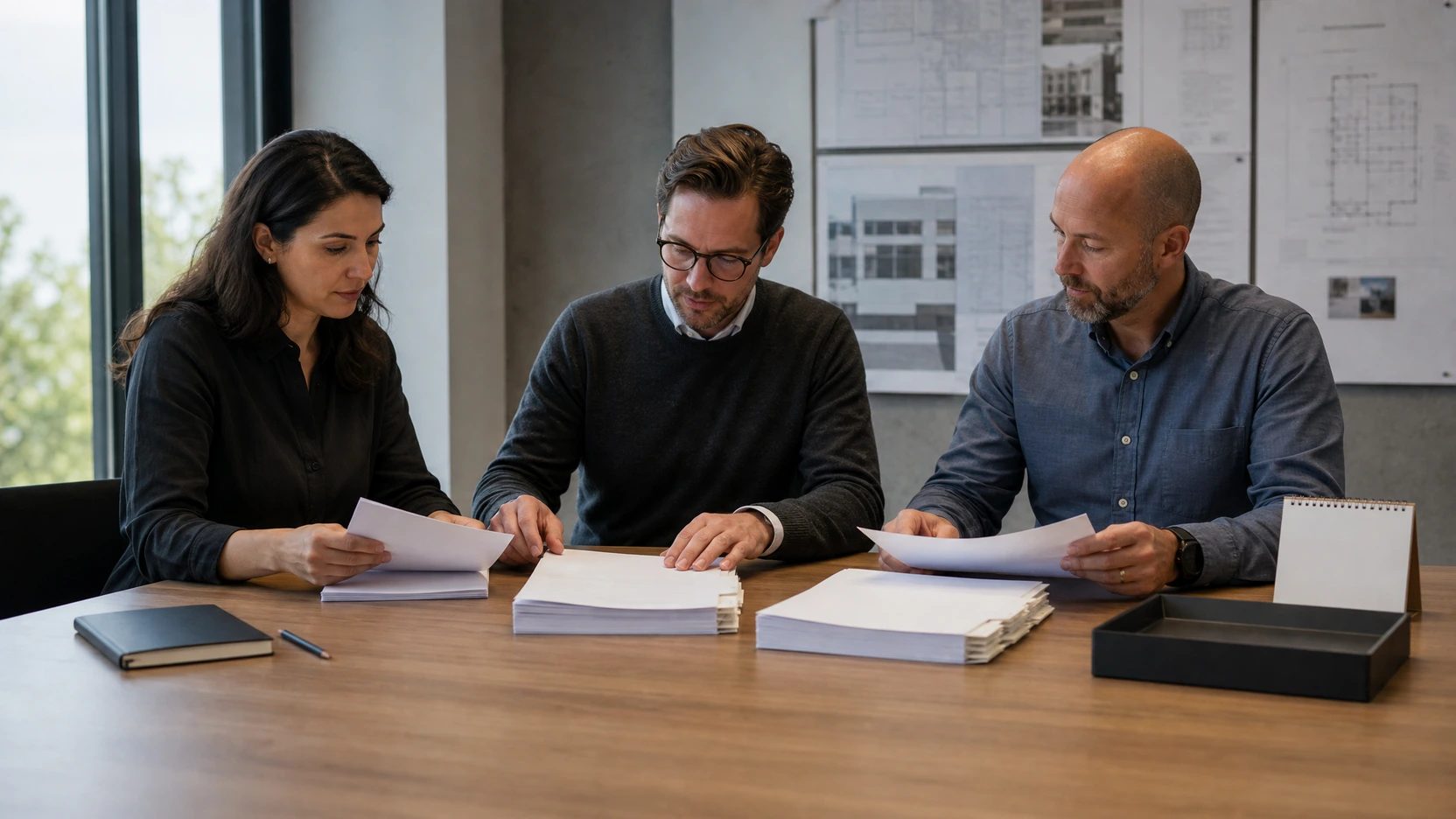Architects and project reviewers recording AHJ comments against a controlled packet revision