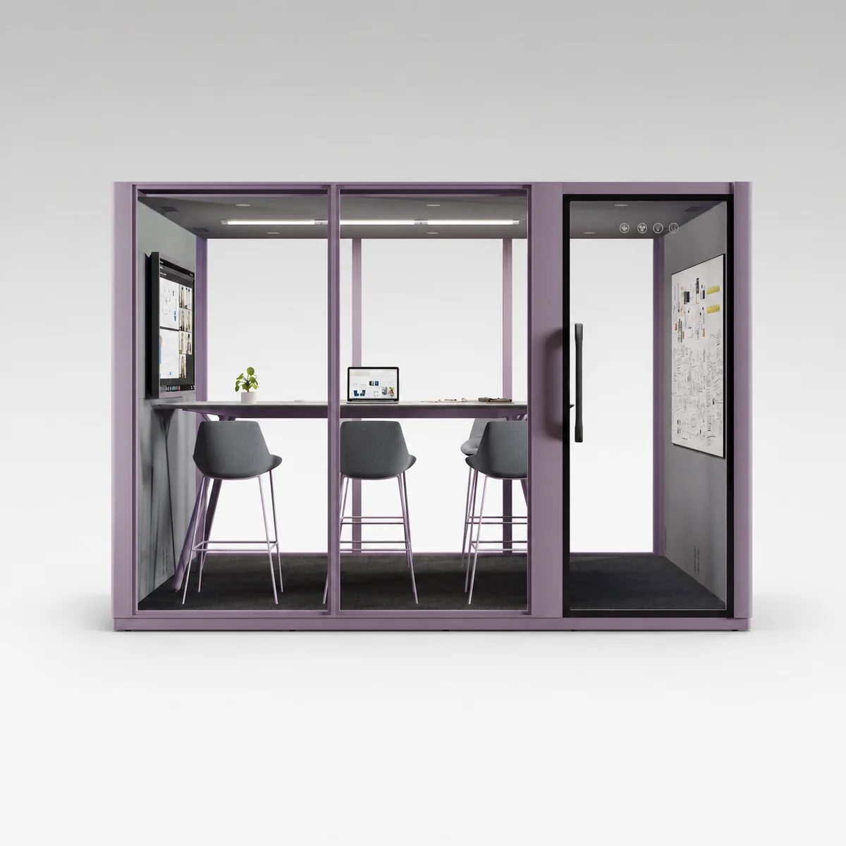 M8 Core acoustic pod, front view 01