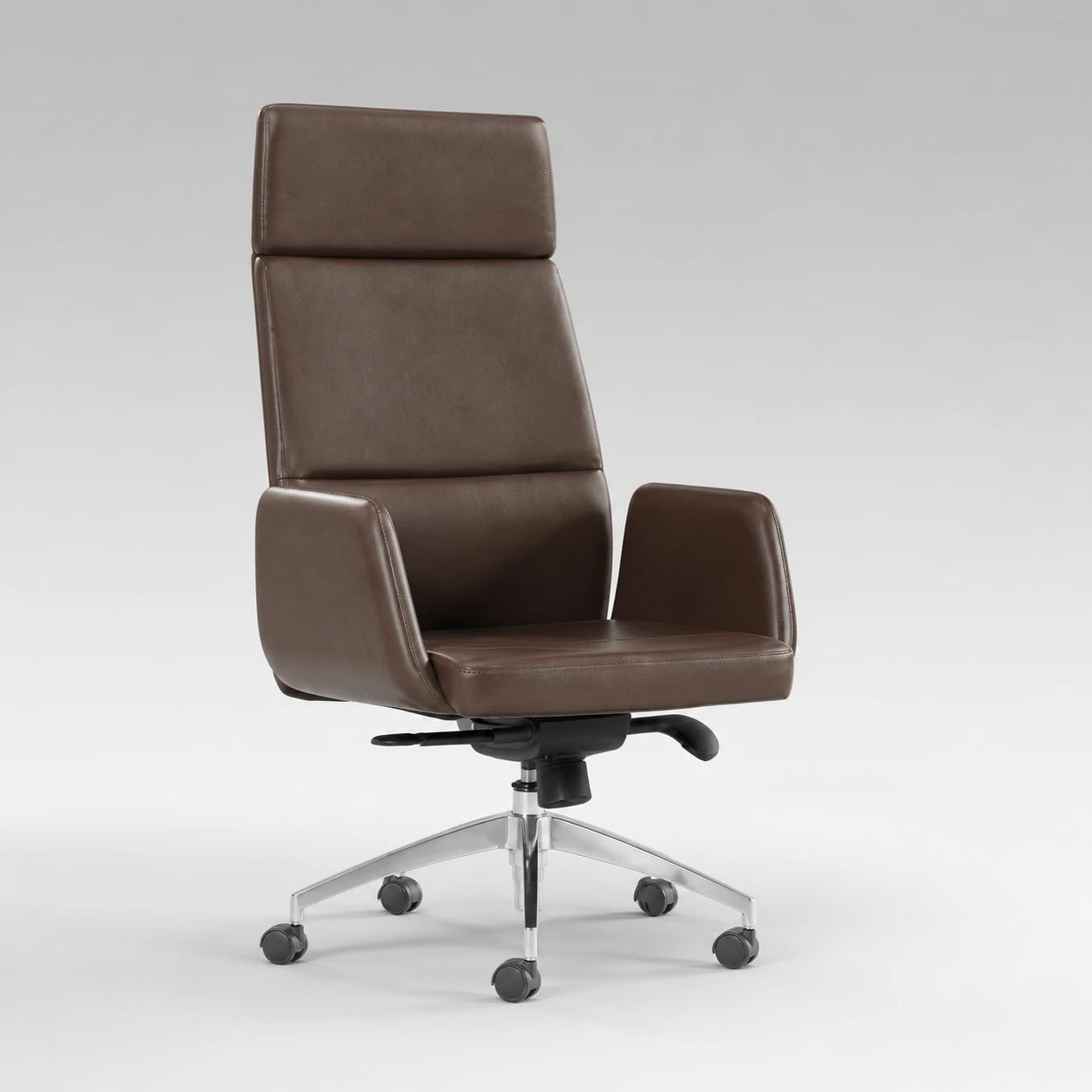 MOVUSH 1512A brown leather executive chair