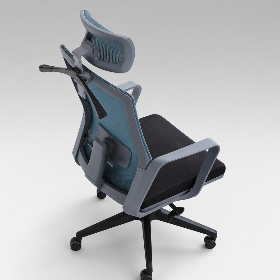 MOVUSH CH24-04 Mesh Chair alternate rear view