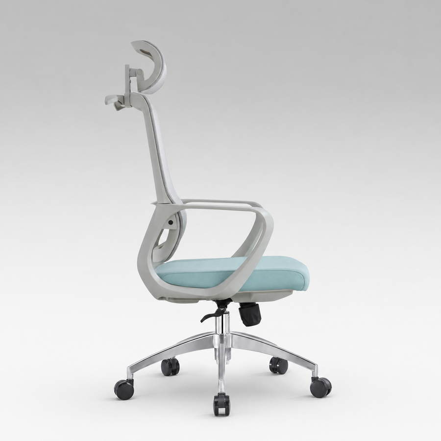 MOVUSH CH24-13 Mesh Chair side view