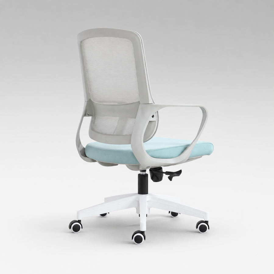 MOVUSH CH24-13 mid back mesh chair rear view